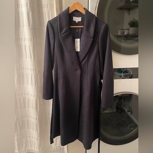 COPY - REISS Navy Blue Wool Coat BNWT